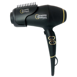 BabylissPro Graphite Titanium Ionic Hairdryer