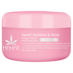Hempz Sweet Jasmine & Rose Collagen Infused Herbal Body Mask 8oz