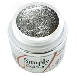 en Vogue 25KT Silver Simply Specialty Glitter Gel 5ml
