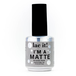 15ML MATTE TOP COAT LAC IT! GEL POLISH