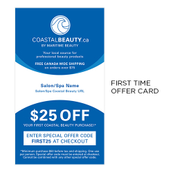 Coastal Beauty First Time Offer Cards Refill