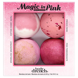 Body Drench Magic In Pink Bath Bombs