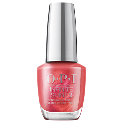 OPI Infinite Shine The Celebration Collection Paint The Tinseltown Red