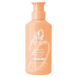 Hempz Apricot and Clementine Smoothing Herbal Foaming Body Wash 8.5oz