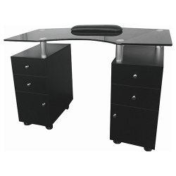 Golden Devon (OS) Manicure Table Black GD-3453