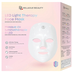 Relaxus Beauty LED Light Therapy Face Mask