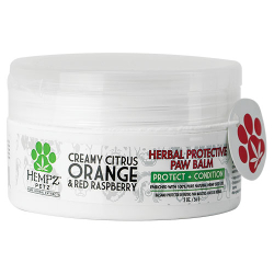 Hempz Petz Creamy Citrus Orange & Red Raspberry Herbal Protective Paw Balm 2oz