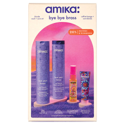Amika Bye Bye Brass Blonde Wash & Care Set ($99.16 Retail Value)