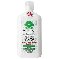 Hempz Petz Creamy Citrus Orange & Red Raspberry Herbal Deodorizing Shampoo 17oz