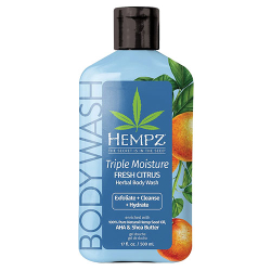 Hempz Herbal Body Wash Triple Moisture Fresh Citrus 17oz