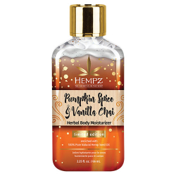 Hempz Pumpkin Spice & Vanilla Chai Herbal Body Moisturizer 2.25oz