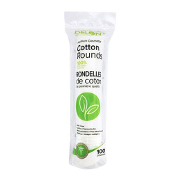 Delon Premium Lint Free Cotton Rounds 100 pack