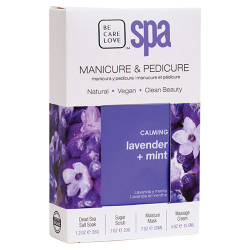 BCP Spa Manicure & Pedicure Packette Box- Lavender + Mint