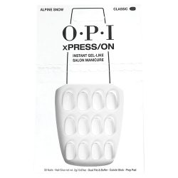OPI xPRESS/ON Alpine Snow Classic Press-On Nails 30/PK
