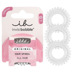 Invisibobble Original Hair Spiral - Crystal Clear 3/Pack