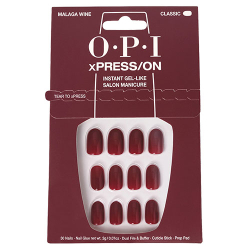 OPI xPRESS/ON Malaga Wine Classic Press-On Nails 30/PK