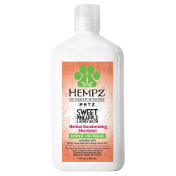 Hempz Petz Sweet Pineapple & Honey Melon Herbal Deodorizing Shampoo 17oz
