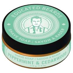 Educated Beards Bergamot & Grapefruit Shave Soap 114g