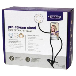 Relaxus Beauty Pre-Stream Stand Halo Light