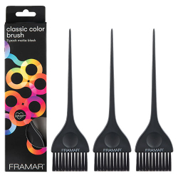 Framar Classic Color Brush Set - Matte Black