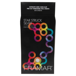 Framar Star Struck Silver 5x12 Embossed Medium Foil - 500/pk