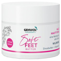 Gehwol Wild Rose Soft Feet Butter 50ml nourishing foot butter for dry skin