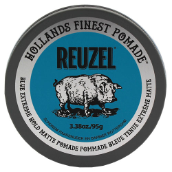 Reuzel Blue Extreme Hold Matte Pomade For A Cure 3.38oz