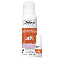 Podo Expert Moisturizing Foam foot care dispenser