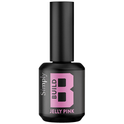en Vogue Simply Jelly Pink building gel, translucent bubblegum-pink HEMA-free hard gel, CBS System, 15ml
