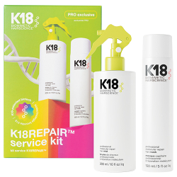 K18 Repair Service Kit with molecular repair mist 300ml and mask 150ml
