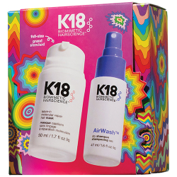 K18 Repair and Refresh Holiday Kit with Leave-In Molecular Repair Mask and AirWash Dry Shampoo