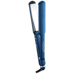 BaBylissPro Twilight Holiday Collection ultra slim 1.5 inch flat iron in a limited-edition dark blue and silver design