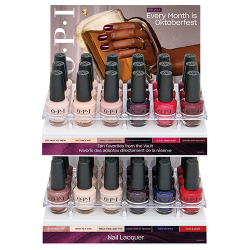 OPI "The Vault" Collection Nail Lacquer Display 36pc