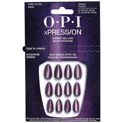 OPI xPRESS/ON Aura After Dark Medium Almond Press-On Nails 30/PK