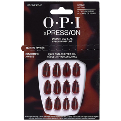 OPI xPRESS/ON Feline Fine Medium Almond Press-On Nails 30/PK