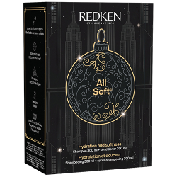 Redken All Soft holiday gifting duo with shampoo and conditioner for dry hair