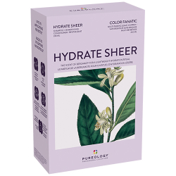 Pureology Hydrate Sheer holiday gift set with lightweight shampoo, conditioner and leave-in spray