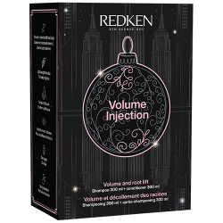 Redken Volume Injection holiday gifting duo with shampoo and conditioner for fine hair