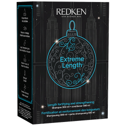 Redken Extreme Length holiday gifting duo with shampoo and conditioner for hair growth