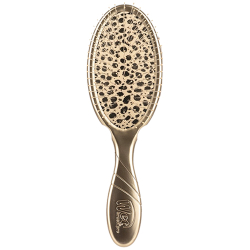 Wet Brush Patterned Poise Pro Detangler brush in brown cheetah print