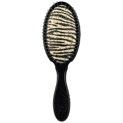 Wet Brush Patterned Poise Pro Detangler brush in black zebra print