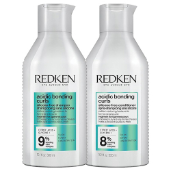 Redken Acidic Bonding Curls holiday gifting duo with shampoo and conditioner for curly hair