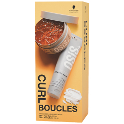 Schwarzkopf Professional OSiS+ Curl Styling holiday duo with Tipsy Twirl jelly and Bounty Balm curl cream