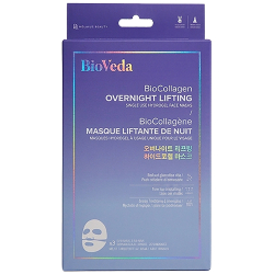 Relaxus Beauty BioVeda BioCollagen Overnight Lifting Hydrogel Face Mask single sheet mask