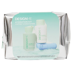 DESIGNME The Season To Shine Hydration Kit with GLOSS.ME shampoo, conditioner and FAB.ME leave-in treatment