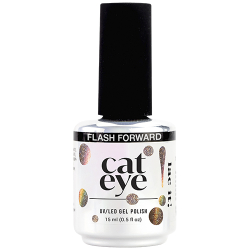 en Vogue Lac It! UV/LED Gel Polish bottle in the iridescent unicorn-tone Flash Forward shade